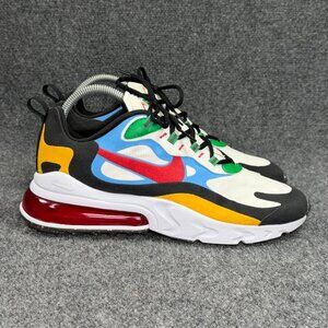 Nike Air Max 270 React Running Shoes Men's SIze 10 Multi-Color Athleitc Training